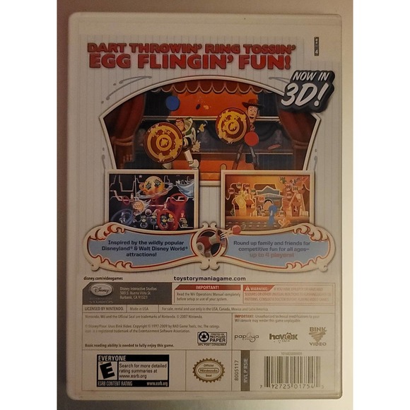 Toy Story Mania for Nintendo Wii - Picture 3 of 3